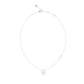 Guess Silver Heart Pendant