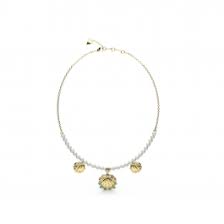 Guess Gold Pearl and Clam Charm Necklet