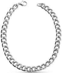 Guess Silver Chunky Link Necklace
