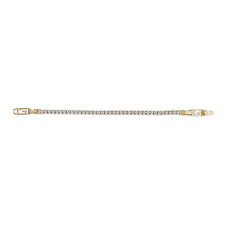 Guess Gold Clear Stone Tennis Bracelet
