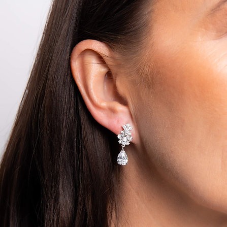 Diamonfire Statement Drop Earrings