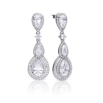 Diamonfire Statement Drop Earrings