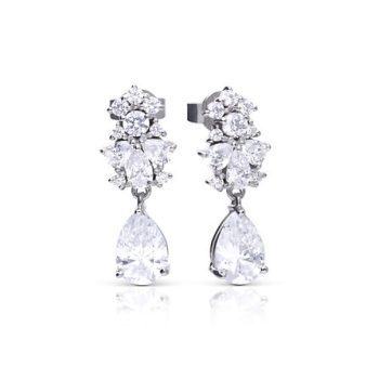 Diamonfire Statement Drop Earrings