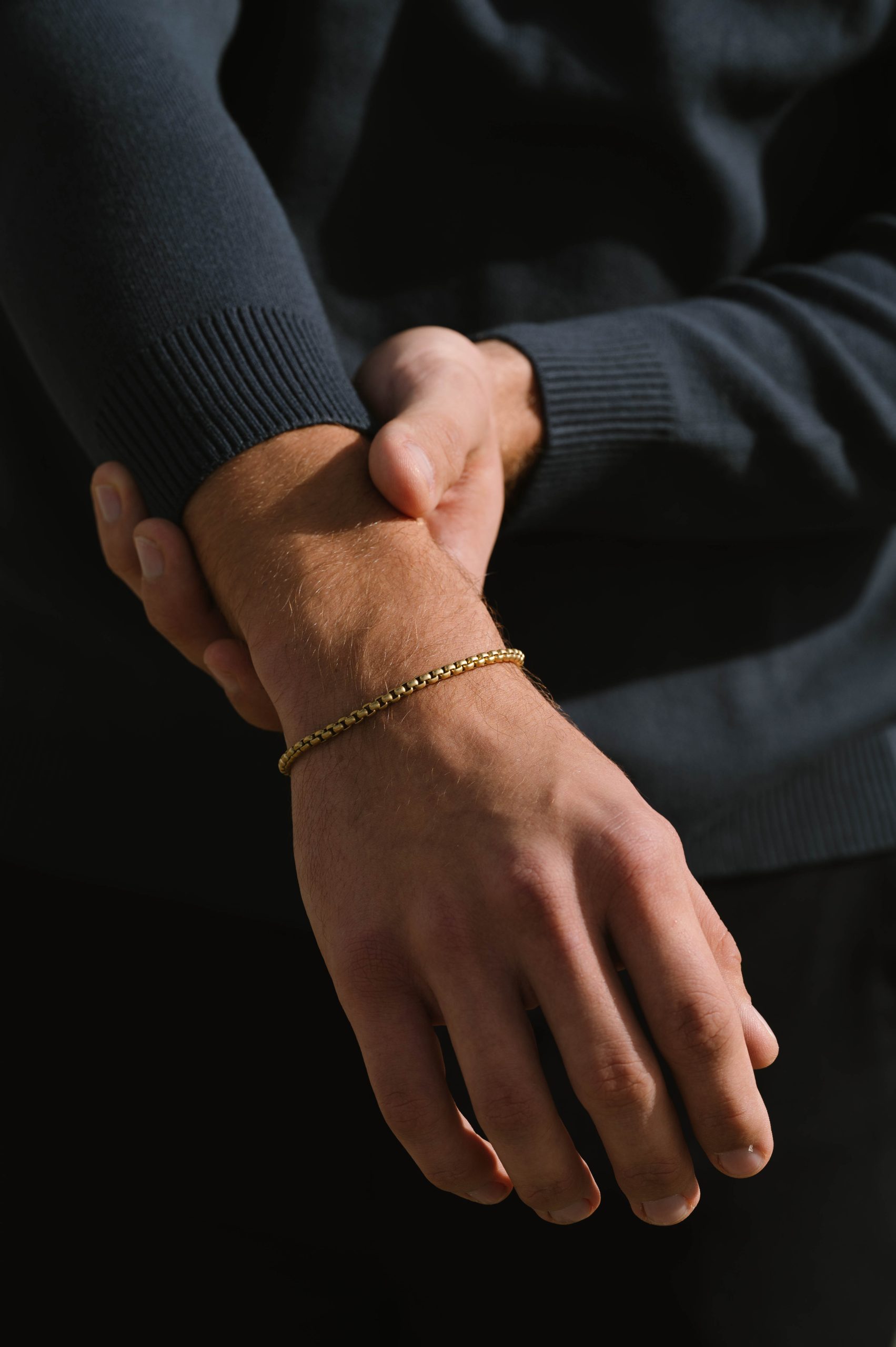 Steel & Barnett Gold Boxed Chain Bracelet