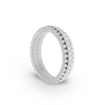 Steel & Barnett Silver Nova Ring