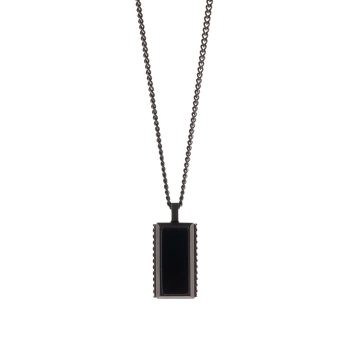 Steel & Barnett Black Onyx Hatton Necklace