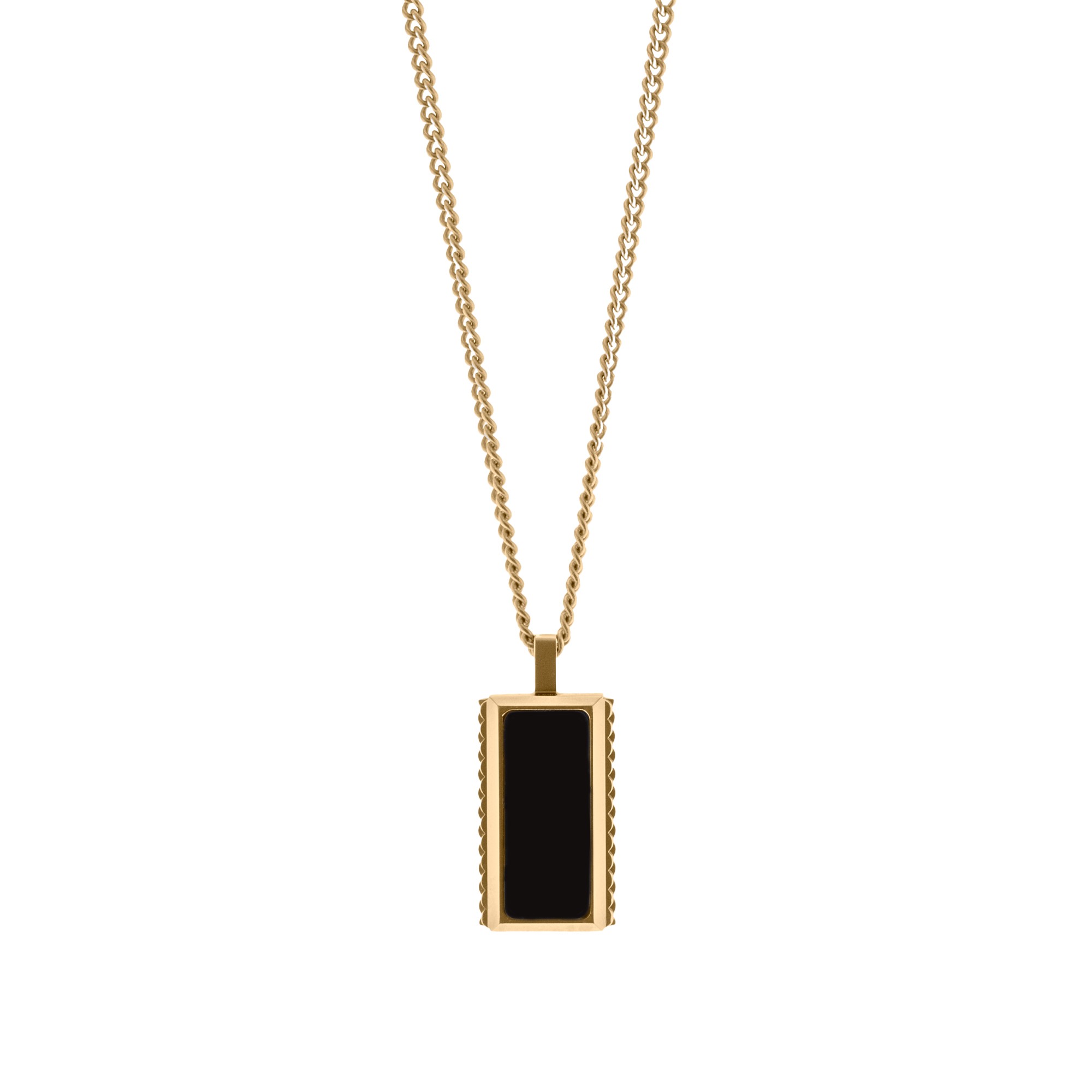Steel & Barnett Gold Black Onyx Hatton Necklace