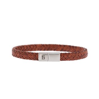 Steel & Barnett Caramel Riley Leather Bracelet