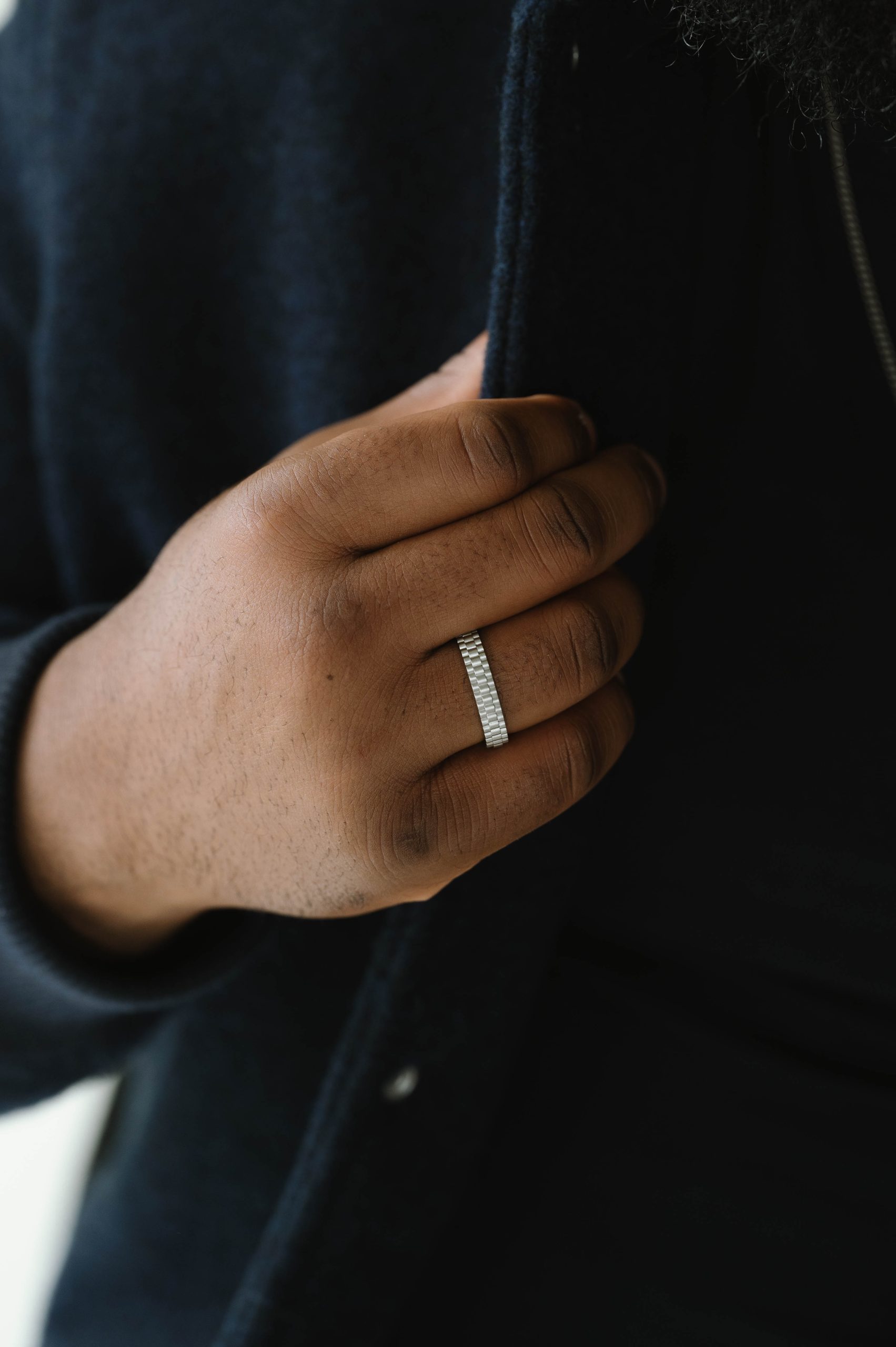 Steel & Barnett Silver Nova Ring