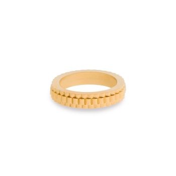 Steel & Barnett Gold Nova Ring