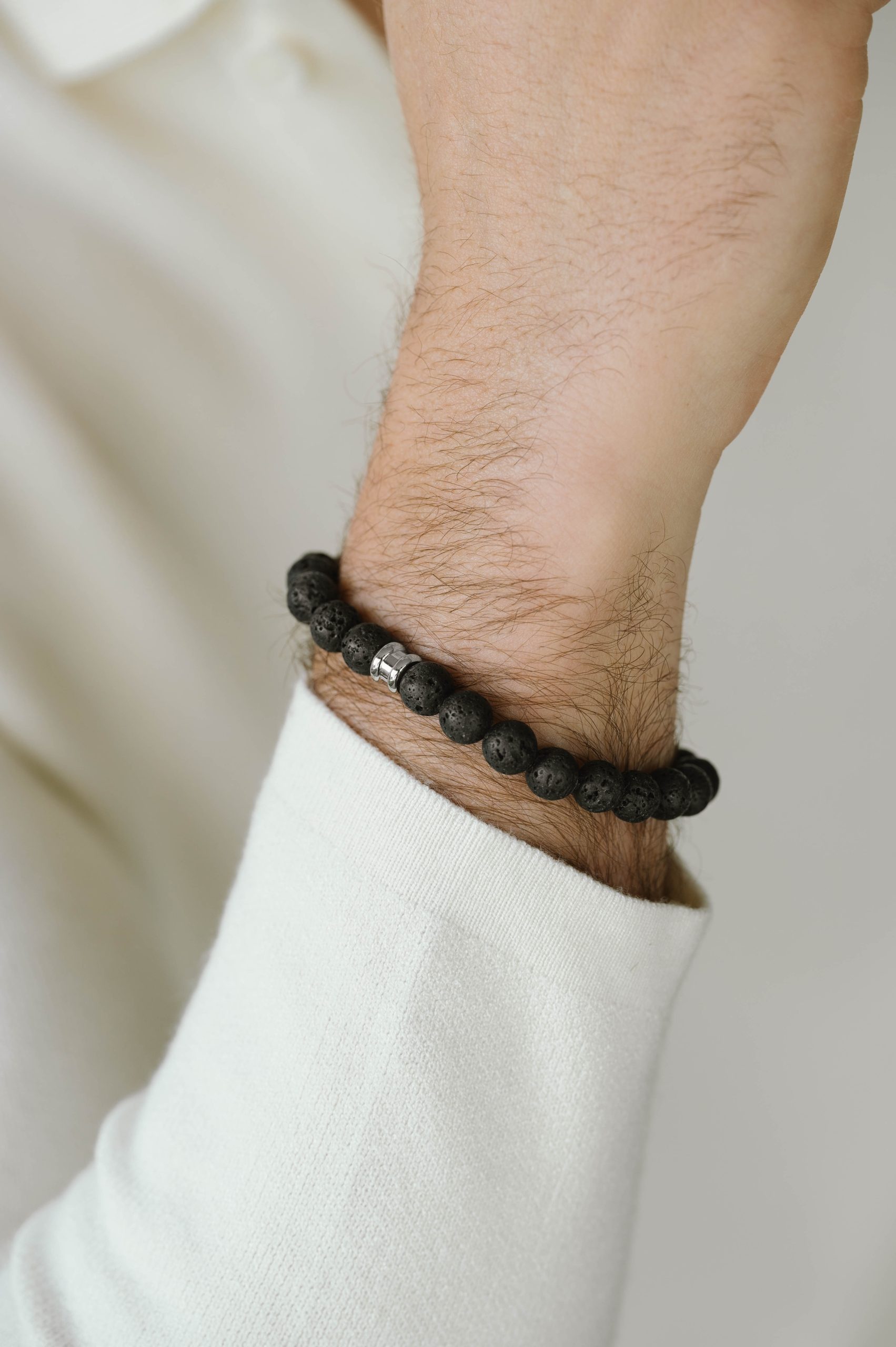 Steel & Barnett 8mm Lava Stones Bracelet