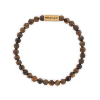 Steel & Barnett Matt Tiger Natural Ned 6mm Bracelet