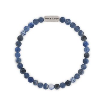 Steel & Barnett Matt Sodalite Natural Ned 6mm Bracelet