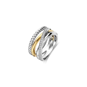 Ti Sento Milano Two-Tone Stacked Style Ring