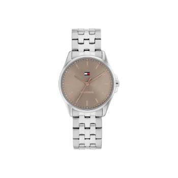 Tommy Hilfiger Ladies Silver Lilac Dial Watch