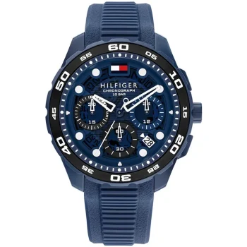 Tommy Hilfiger Gents Navy Rubber Strap Watch