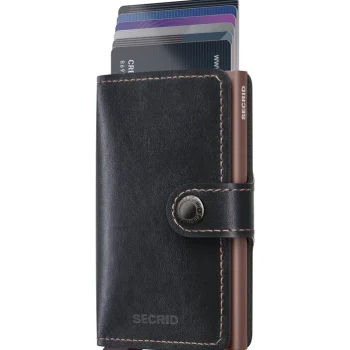 Secrid Black Rose Mini Wallet