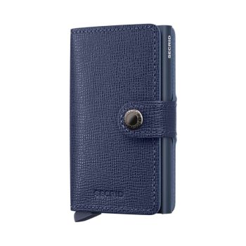 Secird Navy Crisple Mini Wallet