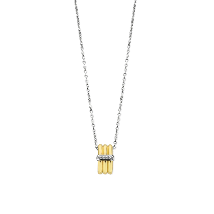 Ti Sento Milano Two-Tone Art Deco Style Pendant