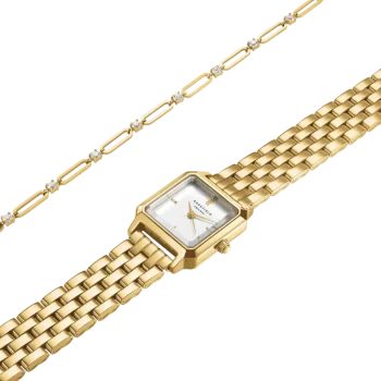 Rosefield Gold Boxelle Bracelet and Watch Set
