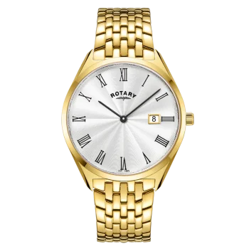 Rotary Gents Ultra Slim Gold Watch