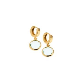 Aquaforte Gold Aquamarine Drop Earrings
