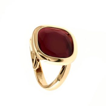 Aquaforte Adjustable Gold Brandy Coloured Ring