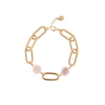 Aquaforte Perle Chic Bracelet with Two Baroque Pearls