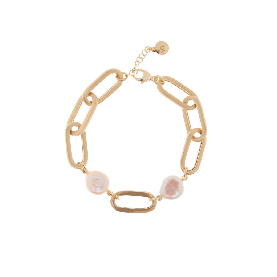 Aquaforte Perle Chic Bracelet with Two Baroque Pearls