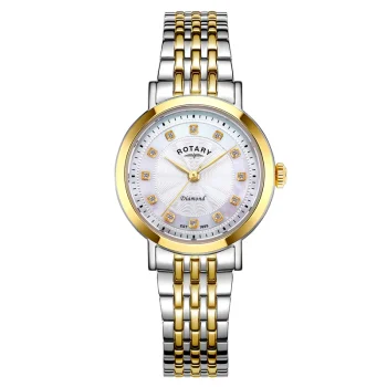 Rotary Ladies Two-Tone Heritage Diamond Dial Watch