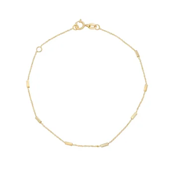 9ct Yellow Gold Bar Bracelet