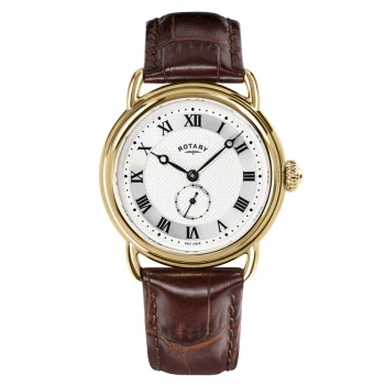 Rotary Gents Heritage Brown Leather Watch