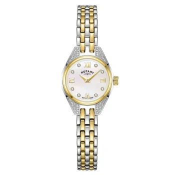 Rotary Ladies Two-Tone Crystal Cocktail Watch