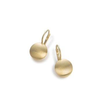 Aquaforte Gold Disc Earrings