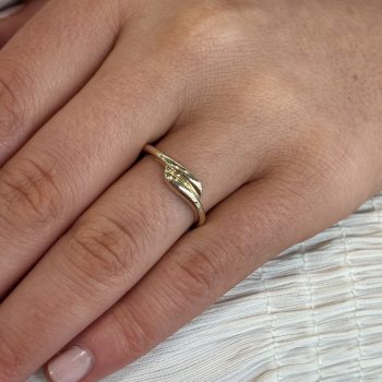 9ct Yellow Gold Double Joined Dress Ring