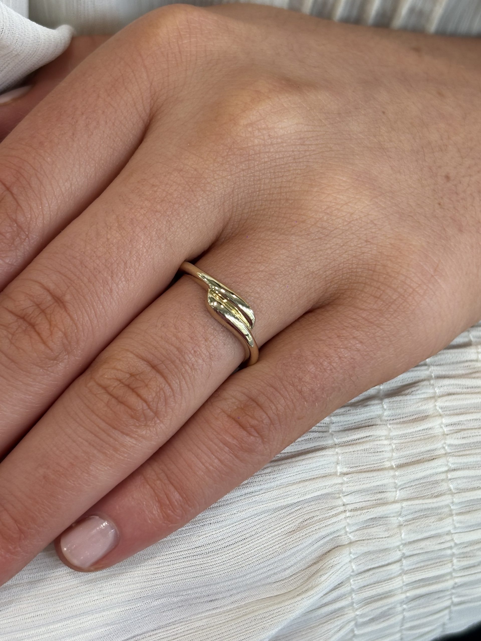 9ct Yellow Gold Double Joined Dress Ring