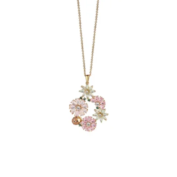 Newbridge Gold Coloured Flower Pendant