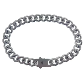 Steel & Barnett Matt Silver Valence Vic Bracelet