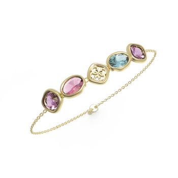 Guess Gold Coloured Stone Bracelet