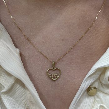 9ct Yellow Gold Heart Pendant
