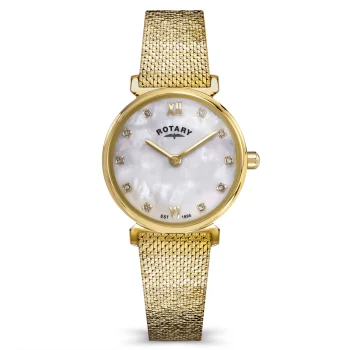 Rotary Ladies Gold Mesh 1895 Watch