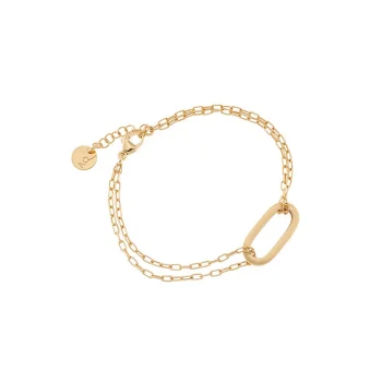 Aquaforte Paperlink Bracelet with Large Oval Link