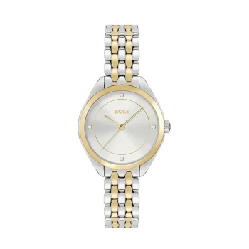 Boss Ladies Two-Tone Crystal Dial Watch