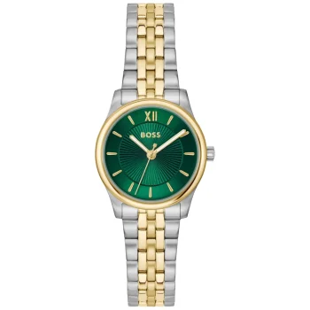 Boss Ladies Graceful Two-Tone Green Dial Watch