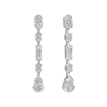 Diamonfire Elongated Cubic Zirconia Earrings