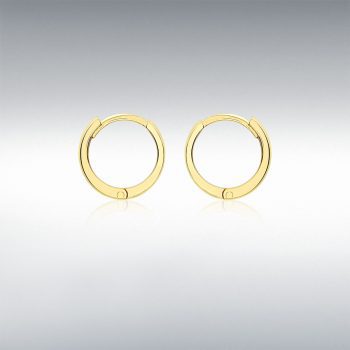 9ct Yellow Gold Polished Huggie Earring