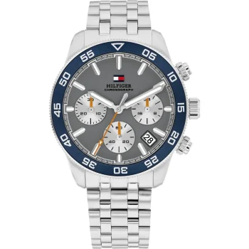 Tommy Hilfiger Gents Navy & Grey Chronograph Watch