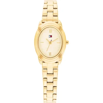 Tommy Hilfiger Ladies Gold Oval Watch