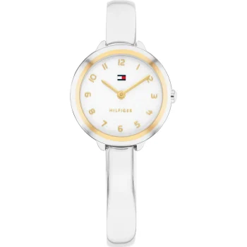 Tommy Hilfiger Ladies Silver Bangle Bracelet Watch