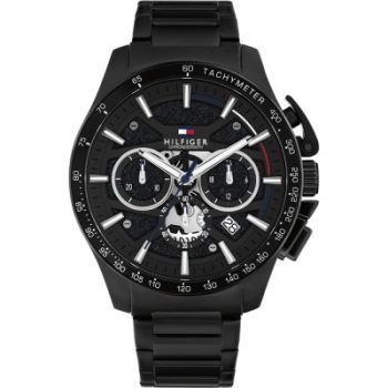 Tommy Hilfiger Gents Black Strap Watch